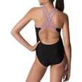 thumbnail image 2 of Speedo Women's Logo Thin Strap One Piece Swimsuit (Fairy Wren, 14), 2 of 3