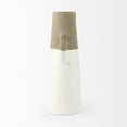 thumbnail image 4 of 16" Rustic Organic White And Natural Decorative Jug, 4 of 5