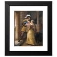 thumbnail image 2 of Francesco Hayez 15x18 Black Modern Framed Museum Art Print Titled - Romeo and Juliet, 2 of 5