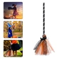 thumbnail image 2 of 1pc Masquerade Prop Theme Halloween Bruja Escoba decorativa, 2 of 5