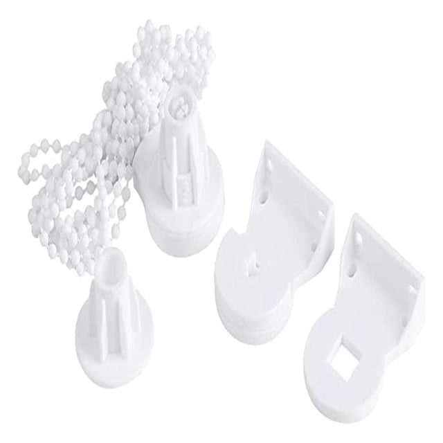 Accesorios para persianas enrollables de 25 mm Conector de cortina Cable de cadena con cuentas Piezas de repuesto, Cadena de polea lateral Soportes de Macarena Accesorios para persianas enrollables