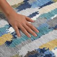 thumbnail image 3 of Addison Rugs Mayfield Premium Machine Washable Transitional Stripes Navy Rectangle Rug, 3' x 5', 3 of 8