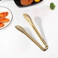 thumbnail image 1 of Mini pinza para servir, pinza pequeña para cocina, pinzas para hielo, pinzas de metal para aperitivos para servir comida, té, café, postres y fiestas Estilo E, 1 of 8