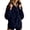 A Navy, variant on Dqueduo Womens Oversized Sweatshirts with Snap Button Henley Collar Soft Fleece Pullover Tops Fall Winter Clothes 2026 Cute Fashion Outfits