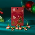 thumbnail image 5 of SPEKSEE Christmas Earrings For Women Christmas Dangle Earrings Holiday Earrings Christmas Tree Wreath Christmas Bow Jingle Ball Earrings Christmas Jewelry Decorations, 5 of 6