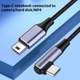 thumbnail image 5 of BKSDUEH USB C Cable, 100W C-Type Super Fast Charging, Cord 90 Degree TYPE-C to MINI Braided Power for Gaming Phone Laptop Charger, 5 of 7