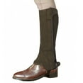 thumbnail image 2 of X Small Ovation Ladies Half Chaps Elite Amara Ribbed Dark Brown, 2 of 2