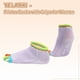 thumbnail image 3 of Uxcell Yoga Toe Socks, Non-Slip Five Toe Socks Cotton Toe Sock Finger for Men Women High Performance One Size Fits -Fit for (Pilates/Barre/Ballet/Fitness) 2 Pairs & Colorful-Light Purple, 3 of 7