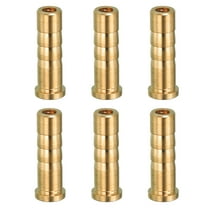 38 Grain Archery Arrow Insert, 6 Packs Insert Screw Copper Brass Arrow for .244/ 6.2mm Carbon Arrows