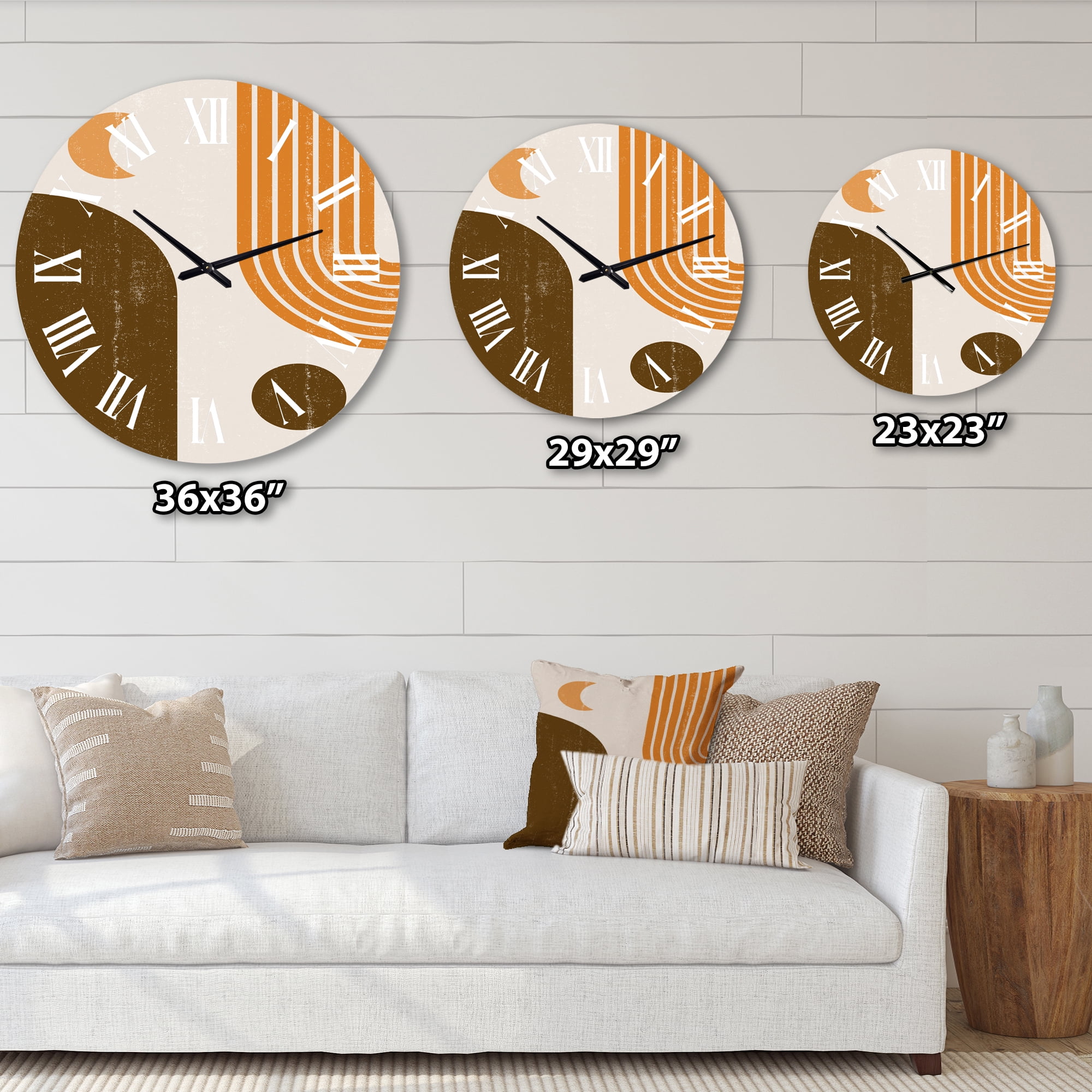 Designart 1 in Quartz Modern/Contemporary Wall Clock