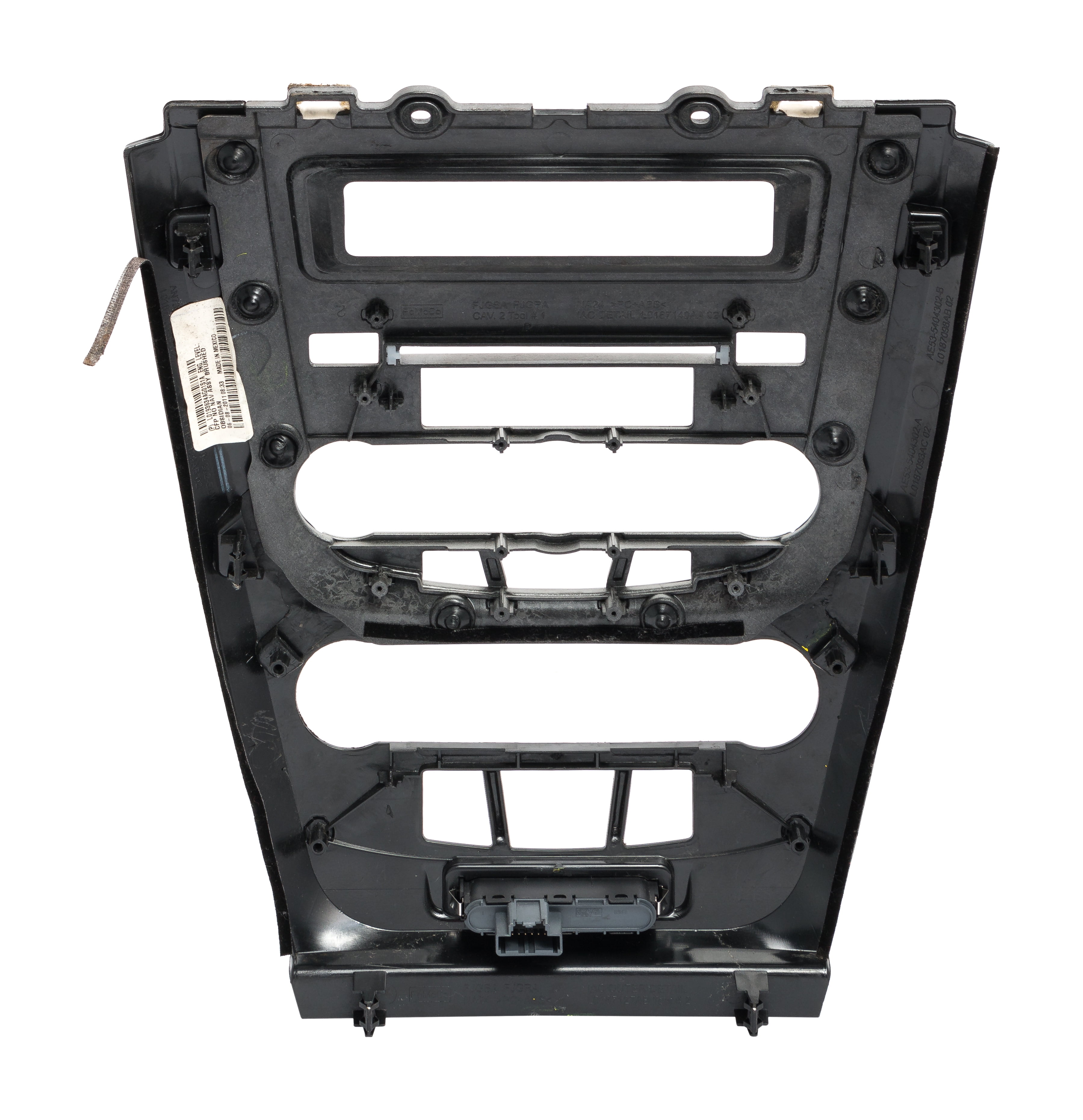 2010-2012 Ford Fusion Radio Climate Dash Mounted Trim Bezel Model Number FJGJA