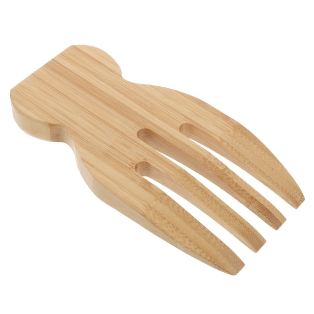 Servidores de ensalada Mezclador de bambú Catering Cóctel Utensilios de cocina especiales Garras para servir