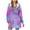 Purple, variant on RRMuAzgs Fleece Jacket Women Printed Button Down Long Sleeve Cardigan 2025 Fall Winter Hooded Outfits Clothes with Pockets