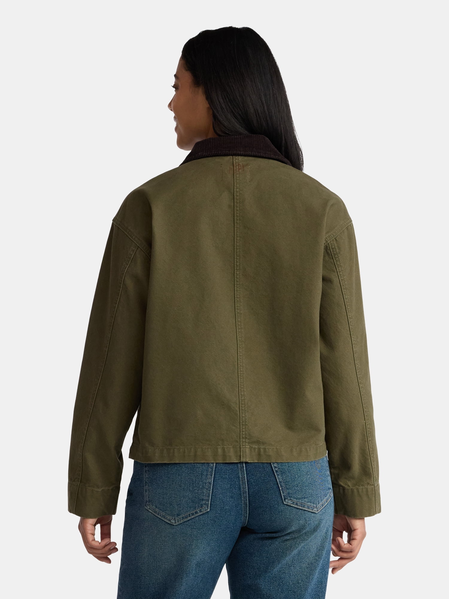 Madden NYC Women's Cotton Canvas Utility Jacket, Sizes XXS-XXL