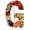 Initial Brooches G, variant on Letter brooch A-Z, women's colored enamel letter brooch, pearl and crystal lapel pin