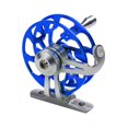 thumbnail image 3 of Fly Fishing Reel Ice Fishing Wheel Fishing Gear Aerospace Aluminum 65mm Spool for Winter Trout Pike Fishing, 3 of 9