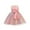 Pink, variant on Odeerbi 2025 Toddler Girls Color Net Yarn Bowknot Birthday Party Flowers Gown Kids Dresses
