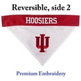 thumbnail image 2 of Pets First Collegiate Indiana Hoosiers Reversible Bandana - Home & Away Mesh & Premium Embroidery for DOGS & CATS, 2 of 3