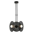 thumbnail image 3 of Alora Lighting PD350318VBWO Harbour 19" Wide Led Multi Light Pendant - Vintage Brass /, 3 of 5