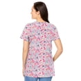 thumbnail image 2 of Woman Within Plus Size Perfect Printed Short-Sleeve V-Neck Tee, 2 of 6
