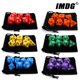 thumbnail image 2 of IMDG juego de dados de poliedro acrílico, cubos digitales Multicolor, Color sólido, DND, RPG, 7 piezas por juego, 2 of 4