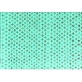 thumbnail image 1 of Ahgly Company Machine Washable Indoor Rectangle Abstract Turquoise Blue Modern Area Rugs, 3' x 5', 1 of 4