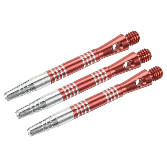 Uxcell 35mm Dart Shafts, 2BA Thread Aluminum Dart Stems - 3 Pack Red 45mm