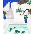 thumbnail image 2 of Bucheli, Jen 15x17 White Modern Wood Framed Museum Art Print Titled - Living In Greece, 2 of 4