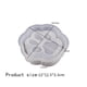 thumbnail image 3 of DIY Resin Candle Mold | Crystal Drop Semi 3D Tray | Aromatherapy Candle Holder Molding Tool | Flexible Non-Deformable Silicone | Easy Demold | Home Decor Craft | 1 Pack, 3 of 5