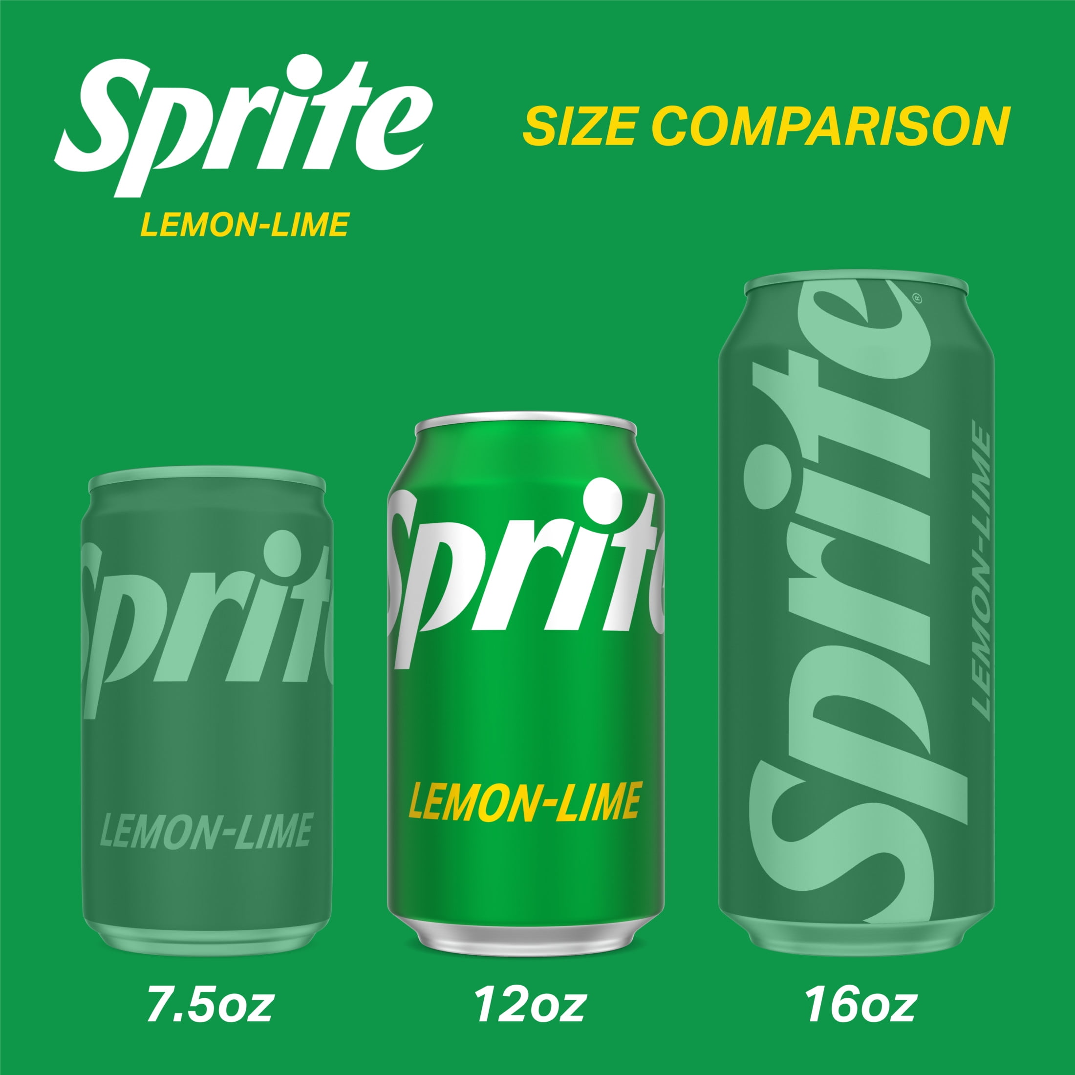 Sprite Lemon-Lime Caffeine Free Soda Pop Fridge Pack Cans, 12 fl oz, 12 Pack