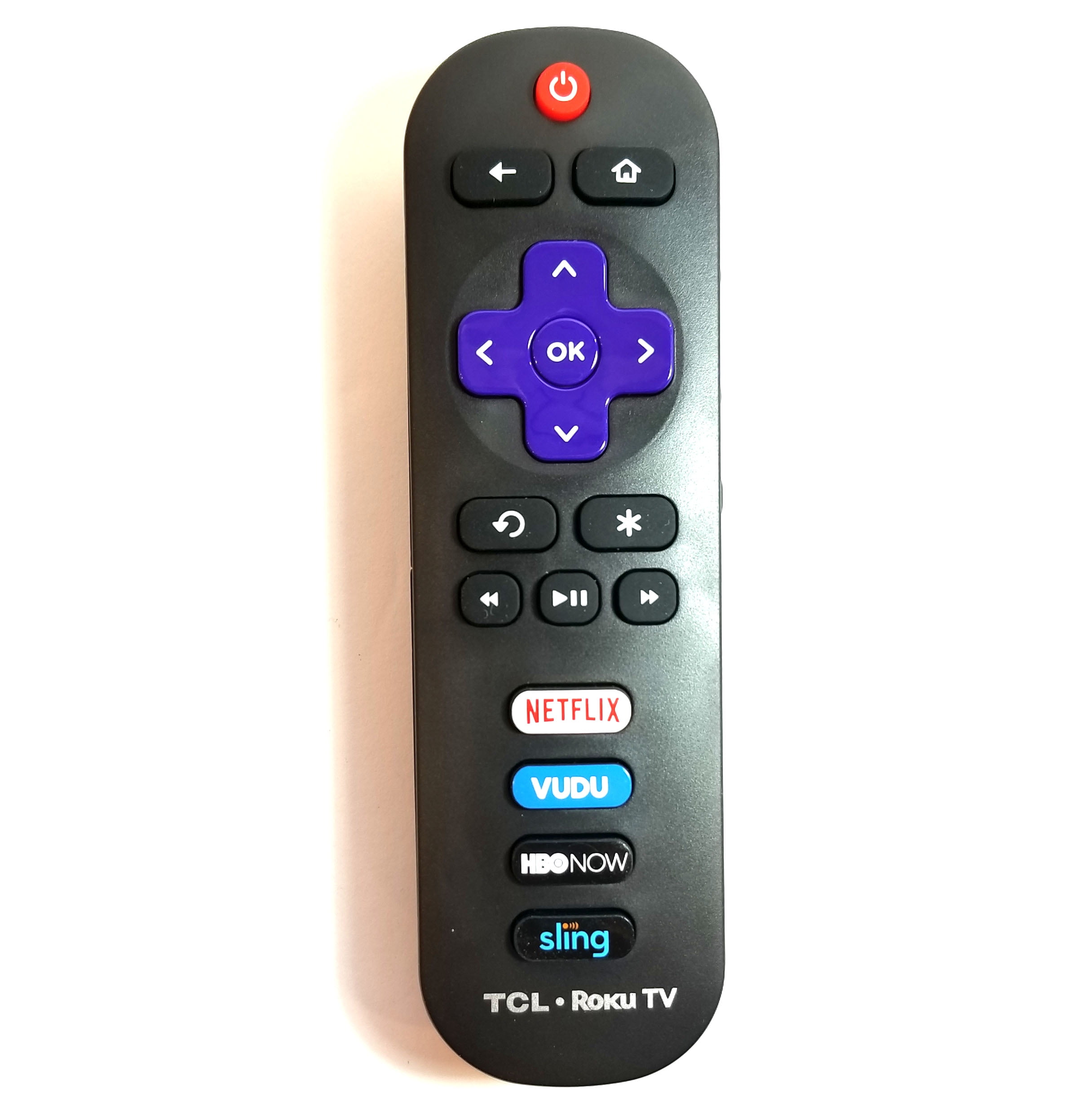tcl roku tv remote buttons