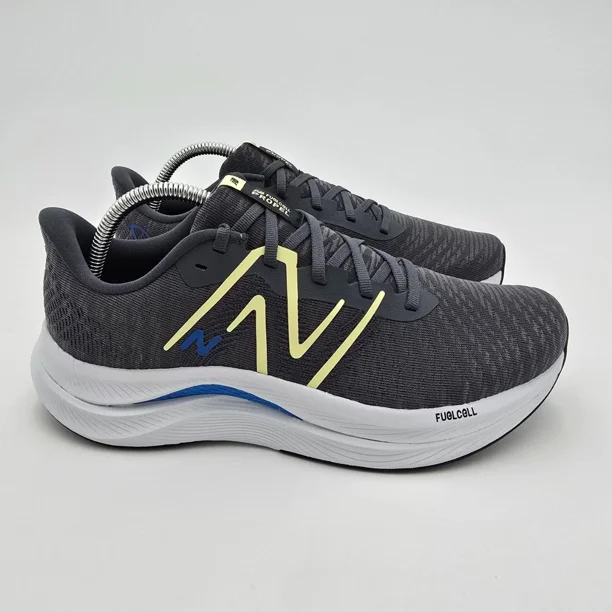 New Balance FuelCell Propel V4 Running Shoes Men's Size 8.5 Grey Blue Low Top