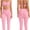 Pink, variant on PISONIC Workout Workout Sets Color Block Twist Back Layered Sports Bra Twist Waist Leggings Gym Yoga Outfits