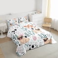 thumbnail image 3 of Homewish Cartoon Dog 3-Piece Full Size Comforter Sets for Preppy Children Kids,Dreamy Princess Bedding Comforter Set,Kawaii Animal Lightweight Bedding Sets,Luxury Bedroom Decor,Reversible, 3 of 8