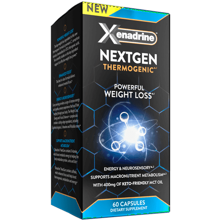 Xenadrine NextGen Advanced Weight Loss & Energy Supplement, 60 (Best Fat Burner Without Exercise)