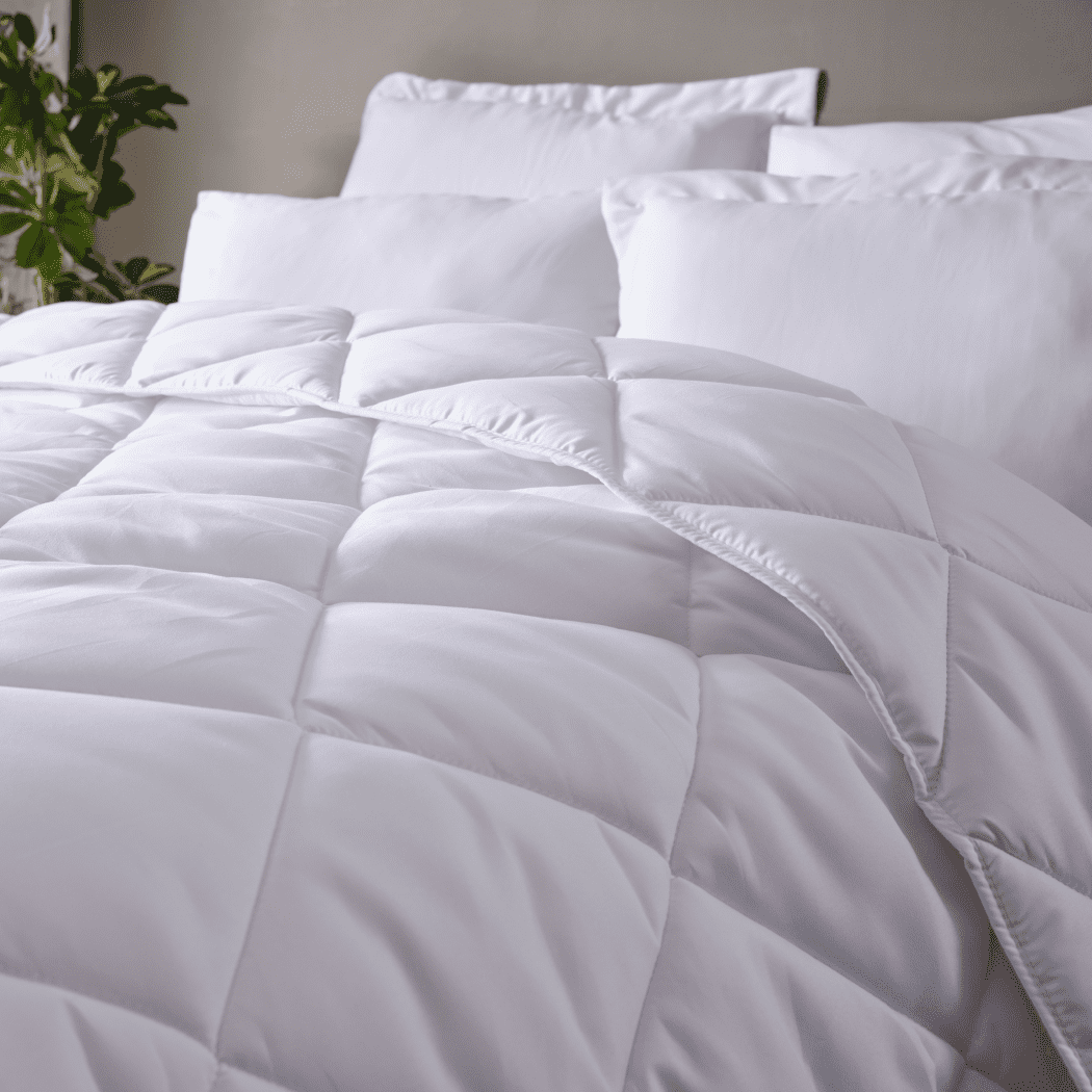 Home Essentials Down Alternative Fluffy White Comforter & Duvet, King
