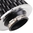 thumbnail image 4 of 76mm 3 inch Cold Air Intake Filter Induction Kit Pipe Power Flow Hose System Accessories, Light Black, 4 of 8