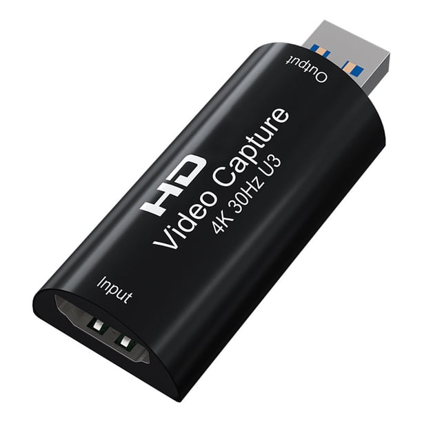 Tarjeta de captura de audio y video de computadora 4K 30Hz compatible con HDMI a USB3.0 para juegos OBS