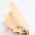 thumbnail image 6 of Risckoth Women's Organza Hat Wide Brim 3D Flower Detail Layered Design Formal Tea Party Wedding Cap, 6 of 8