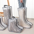 thumbnail image 3 of Boot Storage Bag Botte Debout Imperméable Résistante à l'Humidité et à la Poussière avec Fermeture Éclair pour Voyage, 3 of 7
