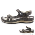 thumbnail image 2 of GP Signature SNAP LOCK Sandals for Women: 9179 Brown, EU39 (US Size 8 - 8.5), 2 of 8