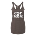 thumbnail image 2 of Wild Bobby, Best Paw Cat Mom, Pop Culture, Women Tri-Blend Racerback Tank Top, Brown, Medium, 2 of 3