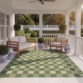 thumbnail image 3 of SAFAVIEH Courtyard Talbot Checkered Indoor/Outdoor Area Rug, Green/Sage, 8' x 10', 3 of 12