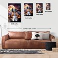 thumbnail image 5 of Spooky Halloween Night Witch Cavalier King Charles Spaniel Glowing Pumpkins Vertical Matte Canvas Poster Dog Lover Gifts Wall Art Home Decor - 12015, 5 of 5