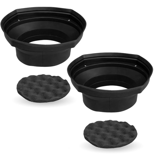 Deflectores de altavoz NVX XBAF69, 2 piezas, universales, silicona, 6 x 9 pulgadas