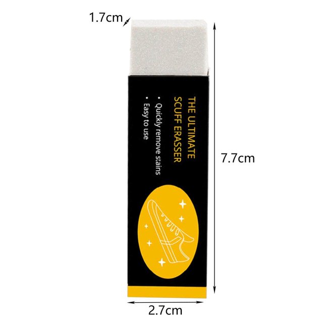facefd Gomme Propre pour Chaussures Bottes en Daim Cuir Mat Espadrilles Blanc