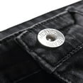 thumbnail image 4 of Men‘s Ripped Skinny Jeans Casual Male Slim Solid Color Long Trousers, 4 of 9