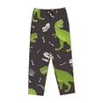 thumbnail image 4 of Daiia Dinosaur Skeleton Women's Sleep Pant with Pockets and Drawstring,Pajama Pants-Medium, 4 of 9