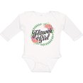 thumbnail image 3 of Inktastic Flower GIrl with Flower Circle Girls Long Sleeve Baby Bodysuit, 3 of 5