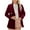 Wine 1, variant on hotojiny Plus Size Blazers for Women Casual Notched Lapel V Neck Business Suit Jacket Lightweight Open Front Work Office Blazer
